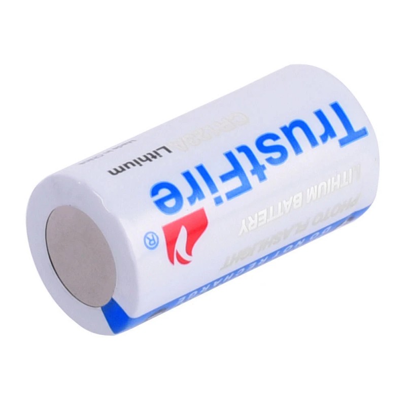TrustFire 2pcs TrustFire CR123A 123A 85177 Lithium Battery 1400mAh 3.0V