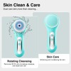 UMICKOO Face Scrubber Exfoliator,Facial Cleansing Brush Rechargeable IPX7 Waterproof with