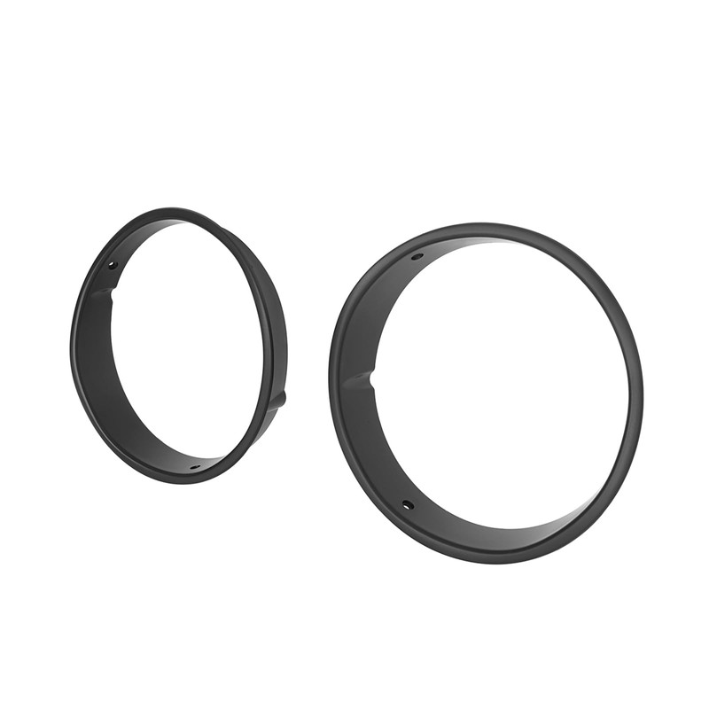 Hooke Road Wrangler TJ Matte Black Headlight Bezels Cover Trim