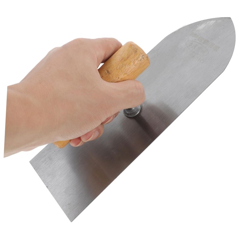 Tofficu Drywall Finishing Trowel with Handle Plastering Tool for Masonry