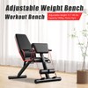 Weight Bench, Adjustable Strength Training Bench for Full Body Workout