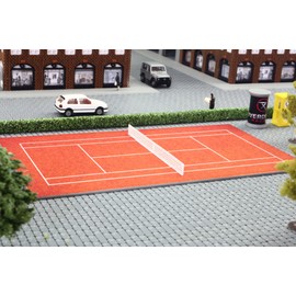 Overdrive-Racing Tennis Court Tennis Court Sports Field - Gauge H0 TT N - 1:87 1:120 1:160, Size/Scale: Track TT - 1/120