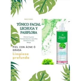 Exfoliante Facial D Nuez + Tónico Facial Lechuga Sheló Nabel