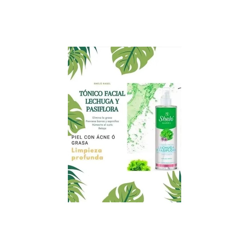 Exfoliante Facial D Nuez + Tónico Facial Lechuga Sheló Nabel