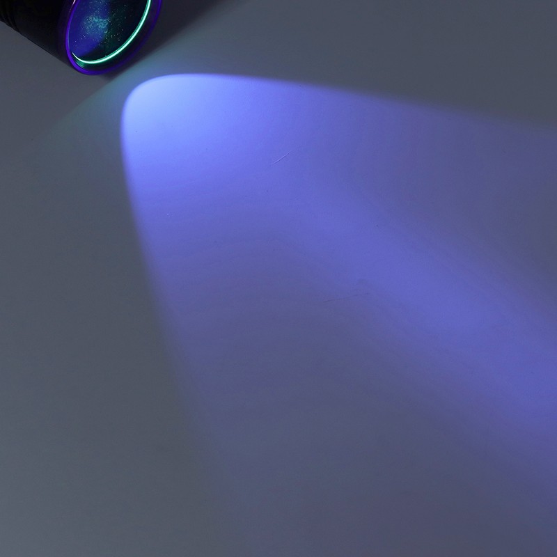 365nm UV Flashlight USB Rechargeable Portable Ultraviolet Torch Light Pet
