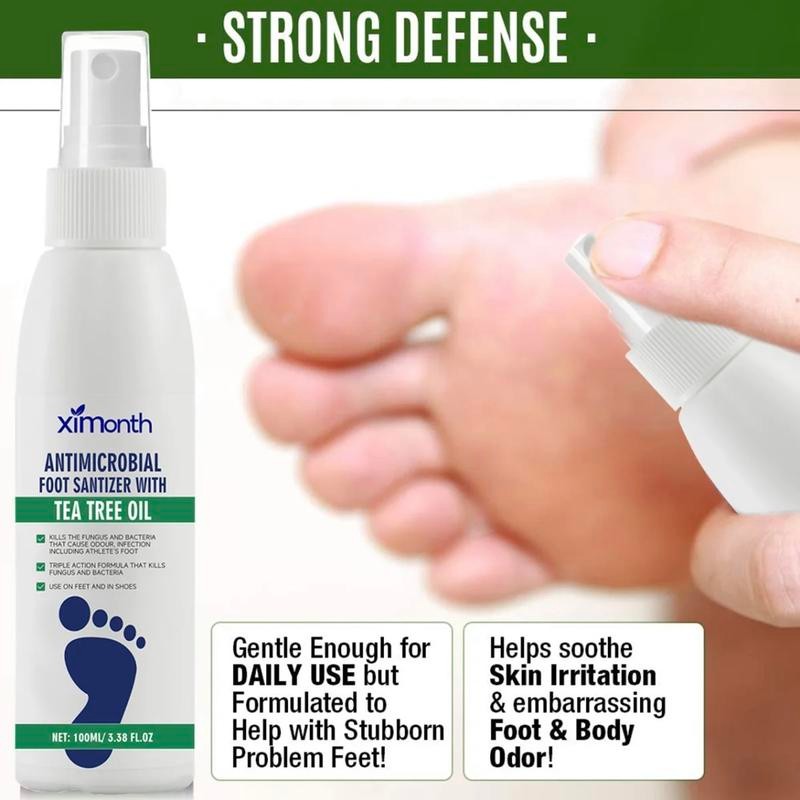 Tea Tree Oil Foot Spray for Dry, Cracked Heels –