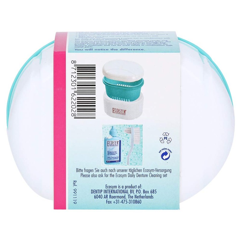 Ecosym Denture Box with Strainer Insert