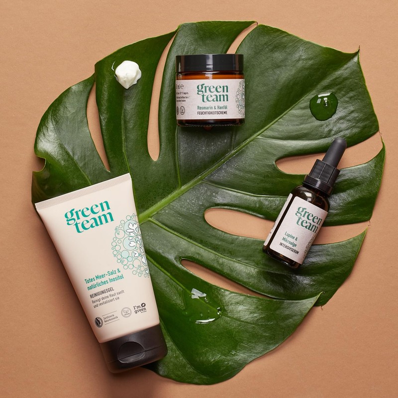 green team Dead Sea Salt & Inositol Cleansing Gel Vegan
