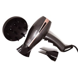 Annie | Hot and Hotter | Ceramic Ionic Twin Turbo AC Hairdryer |1875 Watt | Includes 3 Hairdryer Attachments with Heat and Speed Settings