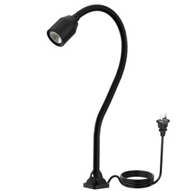 XINYIQI LED Work Lights, 450 lumens COB lamp Beads, Flexible gooseneck Lights, Screw-Fixed Base Drill Lights, Suitable for Lighting Machine Tools, Lathe workbenches, etc.