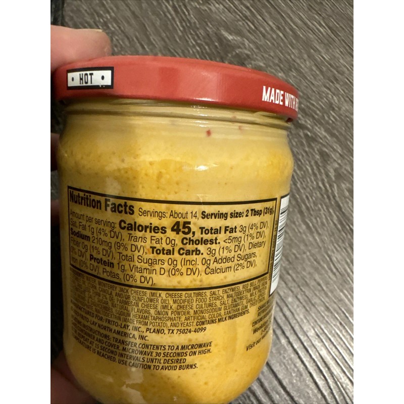 Tostitos Spicy Queso Hot 15oz Real Cheese