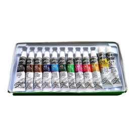 Barroco Pinturas Al Oleo Barroco Estuche Con 12 Colores Arte Fino