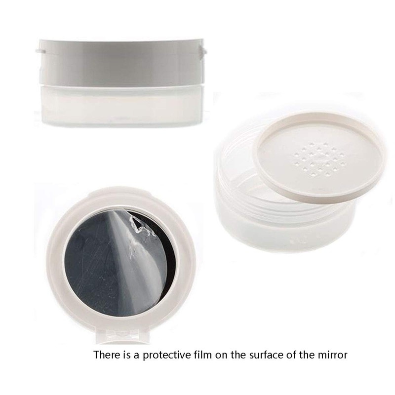 AKOAK Capacity 35 ml(1.18 oz) Empty Reusable Plastic Loose Powder