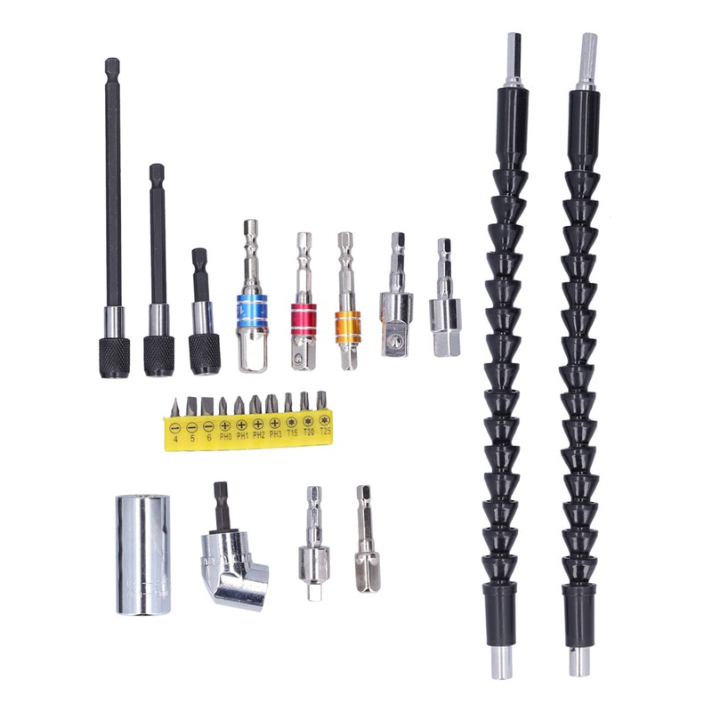 Drill Extension Flexible Stainless Steel Right Angle Bendable Drills Bit