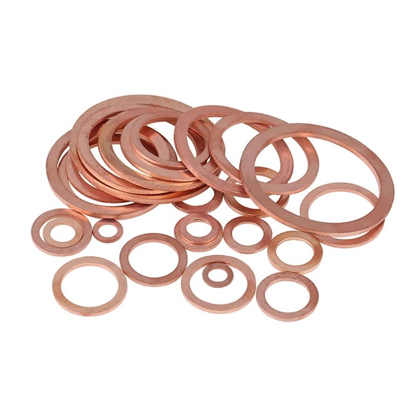 CONPHERON Pack of 178 Copper Rings Assortment in 15 Sizes