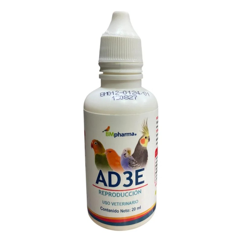 Vitaminas Ad3e Para Aves De Ornato Marvell 20 Ml