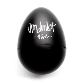 Jim Dunlop 9103TBK Egg Shaker, Black, 2/Pack