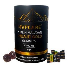 Mvpcare Shilajit Gummies Shilajit Puro Del Himalaya 85 Micronutrientes Apto Para Hombres Y Mujeres 100 Natural Orgnico 60 Gomitas dosis mxima         