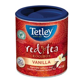 Tetley Tea Rooibos Vanilla (Red-Tea), 20 -Count