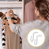 50 Pieces Hanger Connector Hooks Metal Hanger Extender Hooks Stable