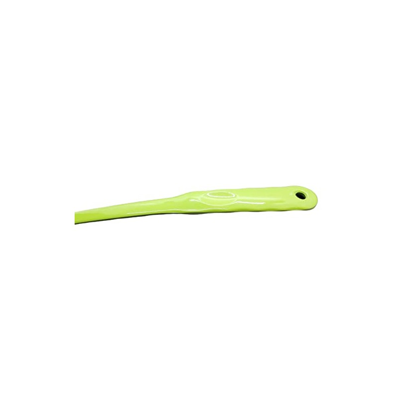 Handy Housewares 12.5" Long Handled Colorful Melamine Slotted Serving Spoon