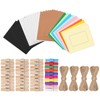 Tanstic Pack of 40 3 Inch Colourful Paper Photo Frame