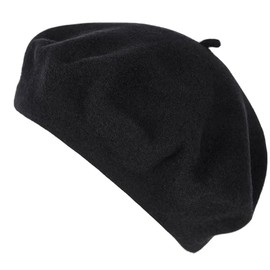 Van Der Rich ® - French classic beret, black