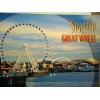 THE PACIFIC NORTHWEST BEAUTIFUL Post Card SEATTLE'S Waterfront GREAT WHEEL