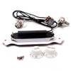 Alnicov Red Chelonian Shell Sound Hole Magnetic Pickup with Tone