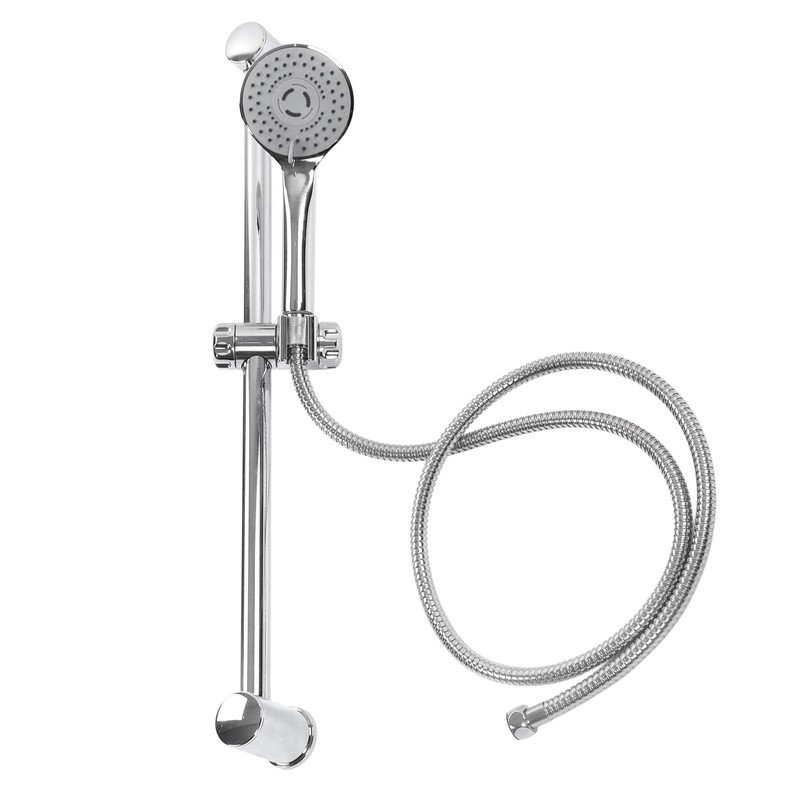 Shower Rail Set Handheld Shower Head Adjustable Slide Bar with