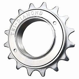 ZUKKA Single-Speed Bike Freewheel,16 Teeth Bicycle Flywheel,Compatible 1/2 x 1/8 One-Speed Cycling Replacement Accessory