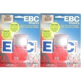 EBC Carbon Graphite X Series Front Brake Pads (2 Sets) for both Calipers 2012-2013 Yamaha YFZ450 FA84X