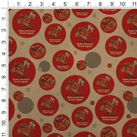 GRAPHICS & MORE Trump Make America Drunk Again with Beer Premium Kraft Gift Wrap Wrapping Paper Roll