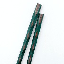 Hyozaemon Wakasa Lacquer Chopsticks Tortoise Shell Carving Large 9.3 inches (23.5 cm) S-123