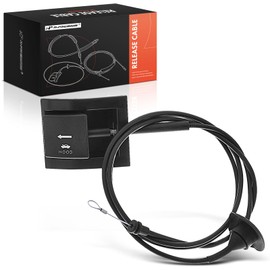 A-Premium Hood Release Cable & Pull Handle Compatible with 1992-1997 Ford F-150 F-250 F-350 Super Duty Bronco F53 F59, F2TZ16916A Hood Latch Release Cable with Handle, 78.7 Inch