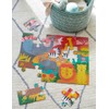 Petit Collage Floor Puzzle, Safari, 24-Pieces – Large Puzzle for