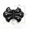 ZCZQC 4PCS Metal Butterfly Hinge Hinge Garden Door Hinge Heavy