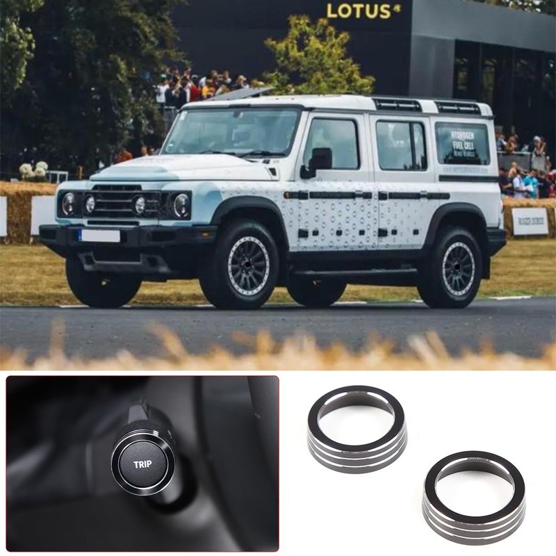 PIUGILH Headlight Switch Button Ring Cover Suitable for INEOS Grenadier