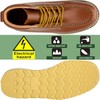 Men's Stylish Classic 6" Soft Moc Toe Leather Work Boot