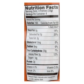 UD_Heavenly Organics Organic Honey Pattie Case of 6 4.66 oz Chocolate Flavor Nut & Kernel Snack