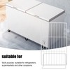 Zerodeko Refrigerator Partition Fridge Shelf Fridge Divider Iron Mesh Freezer