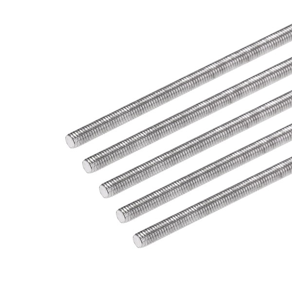 sourcing map M3 x 350 mm Threaded Rod Threaded Bolt