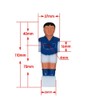 Phinacan 4Pcs Foosball Men Replacement Soccer Table Player Football Players
