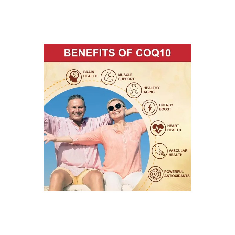 Coq10 600mg Con 120 Softgels Salud Corazon Hecho En Usa