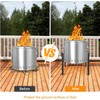 Firepit Stand, 15-27 inches Fire Pit Stand for Solo Stove