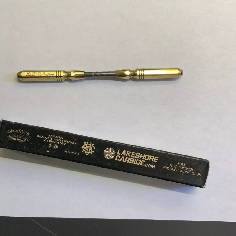 Accu Burr Junior Dual-Sided Card Scraper Burnisher 3/16” Solid Carbide