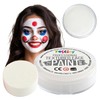 Festicy Professional Theatre Make-Up, White, 40 g Including Sponge, Carnival