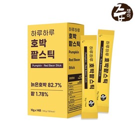 JuPjaengi 호박팥차 1박스 (14포) 호박차 팥차 Pumpkin Red Bean Tea 1 Box (14 Sachets) Pumpkin Tea Red Bean Tea