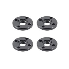 (4pcs) N134467 Angle Grinder Hex Hole Flange Nuts Replace DEWALT 5/8""-11 Angle Grinder Flange Nuts, Black