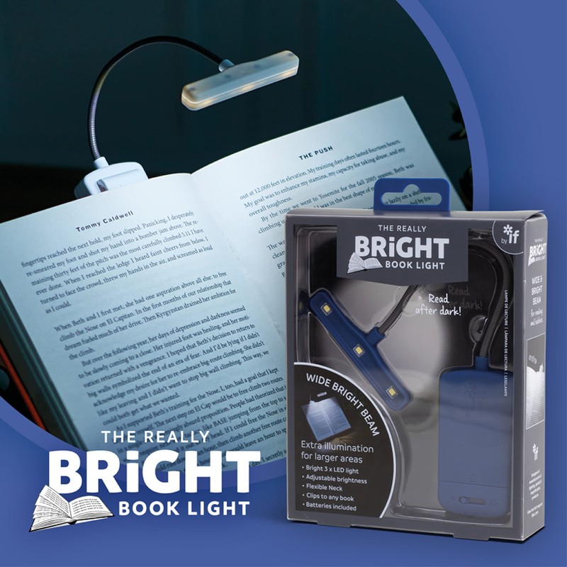 IF The Really Bright Book Light - Purple. Super Bright